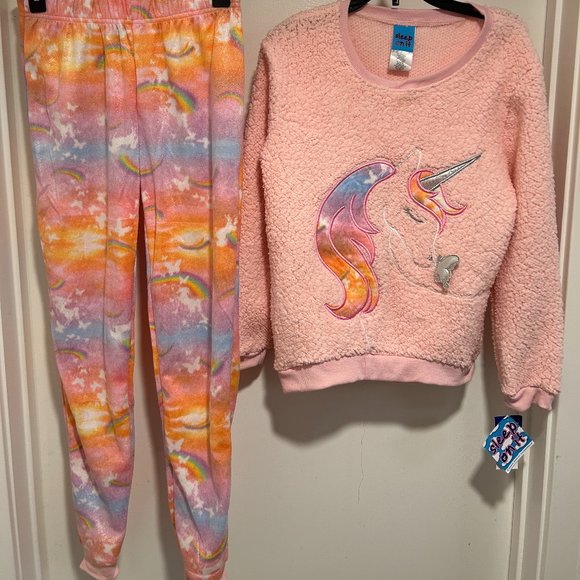 SLEEP ON IT GIRLS PINK UNICORN 2 -PC SET - Picture 3 of 15